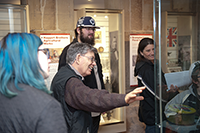 Volunteer Paul speaking about our Museum exhibitions