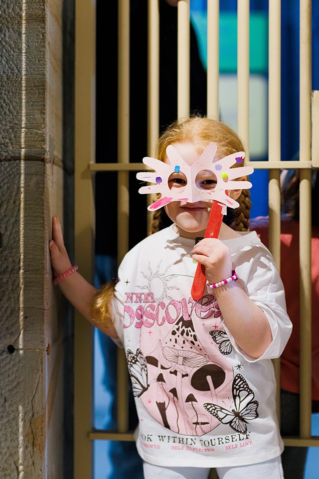 Young Girl with mask