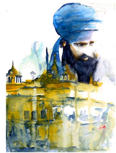 Sikh heritage month painting