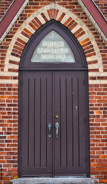 Front door of the North Peel Community Church