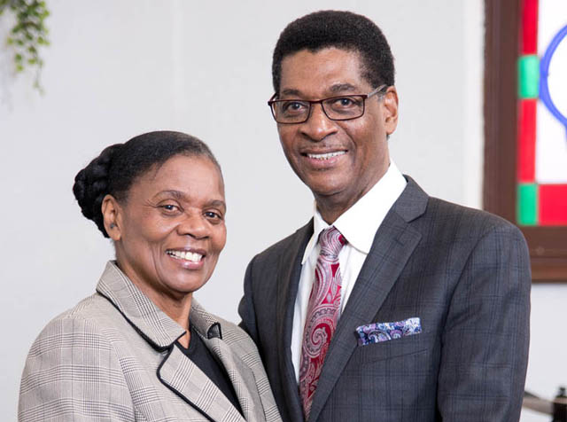 Bishop Evon and Sonia Nunes