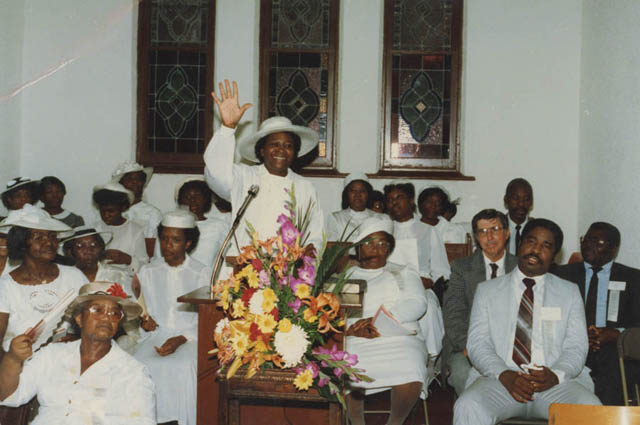 The congregation of the North Peel Community Church.