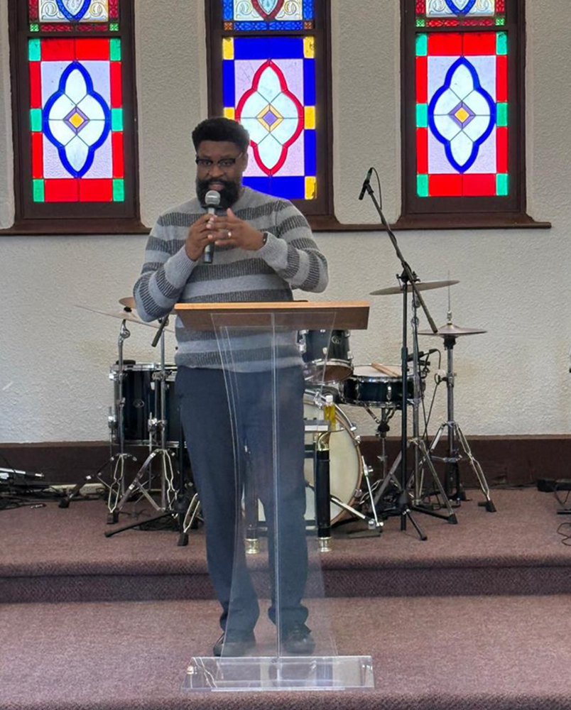 Corey Wilmot at church