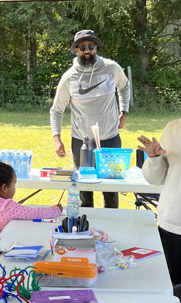Corey Wilmot at summer camp
